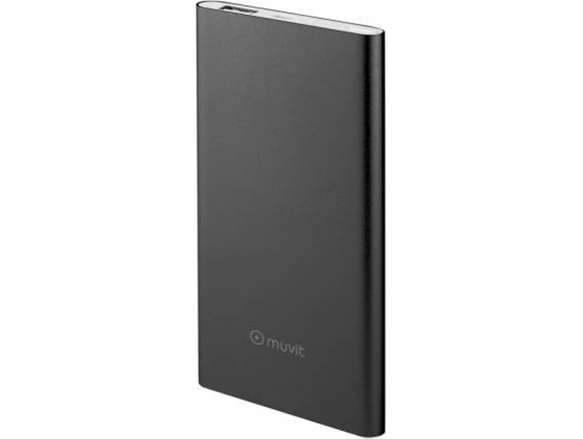 Powerbank MUVIT MUCHP0117 (5000 mAh - 1 USB - MicroUSB - Negro)
