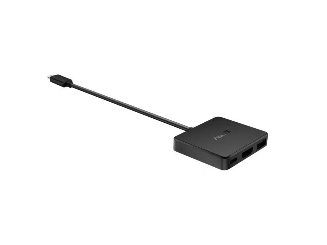 Mini estación de acoplamiento USB-C para ASUS Zenbook negro 4K HDMI USB tipo A/C relé de alimentación 100W