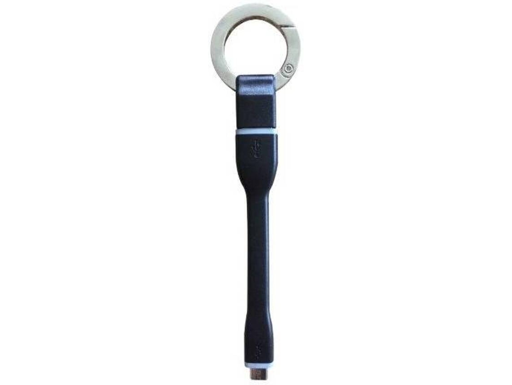 Cable MUVIT Portátil (USB - Micro-USB - 0.1m - Negro)