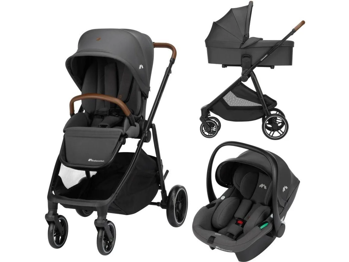 Cochecito de Bebé BEBECONFORT Luvia Trio (Hasta 22 kg - Mineral Graphite)
