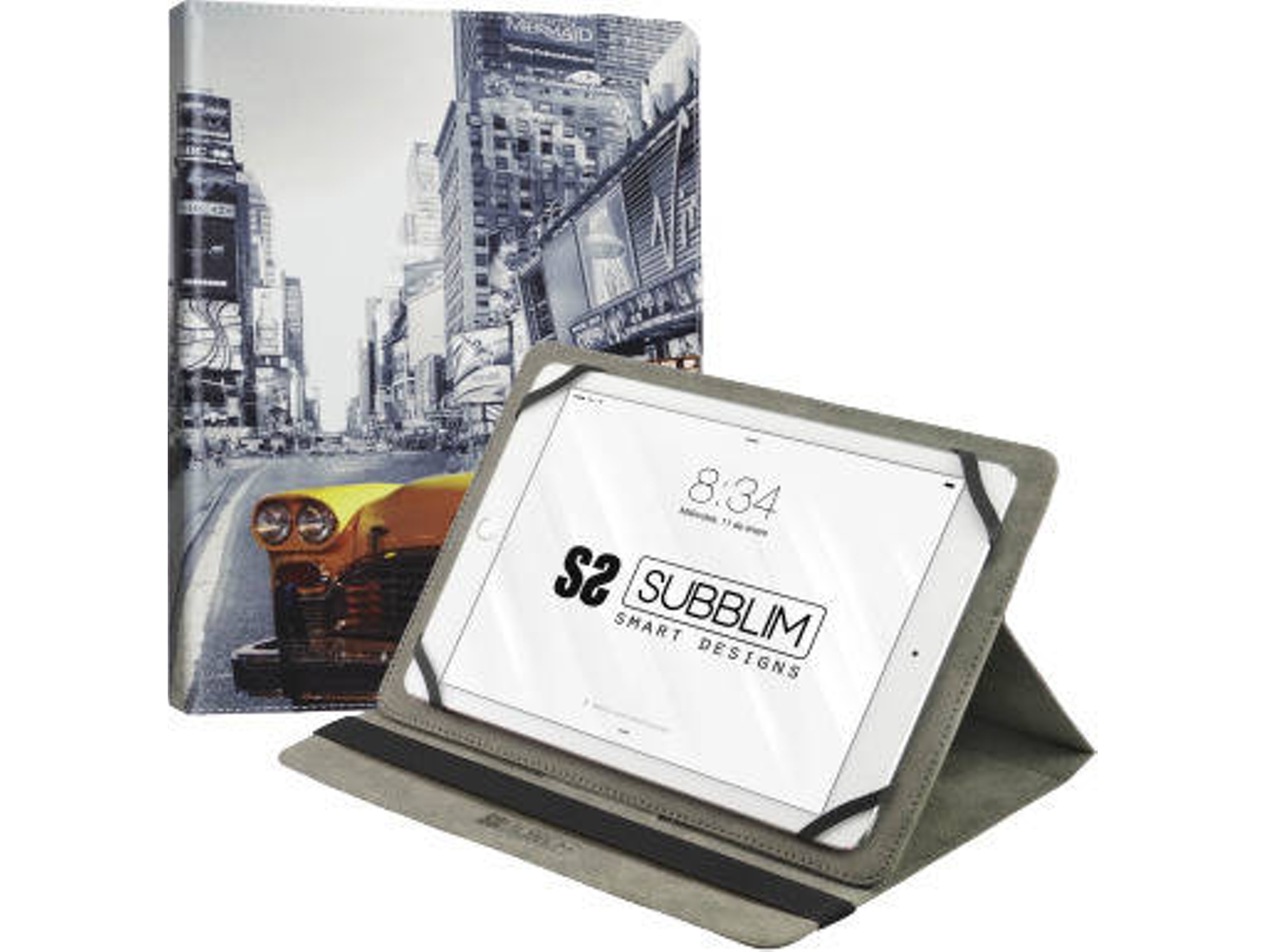 Funda Tablet SUBBLIM Trendy Ny Taxi (Universal - 10.1'' - Multicolor)