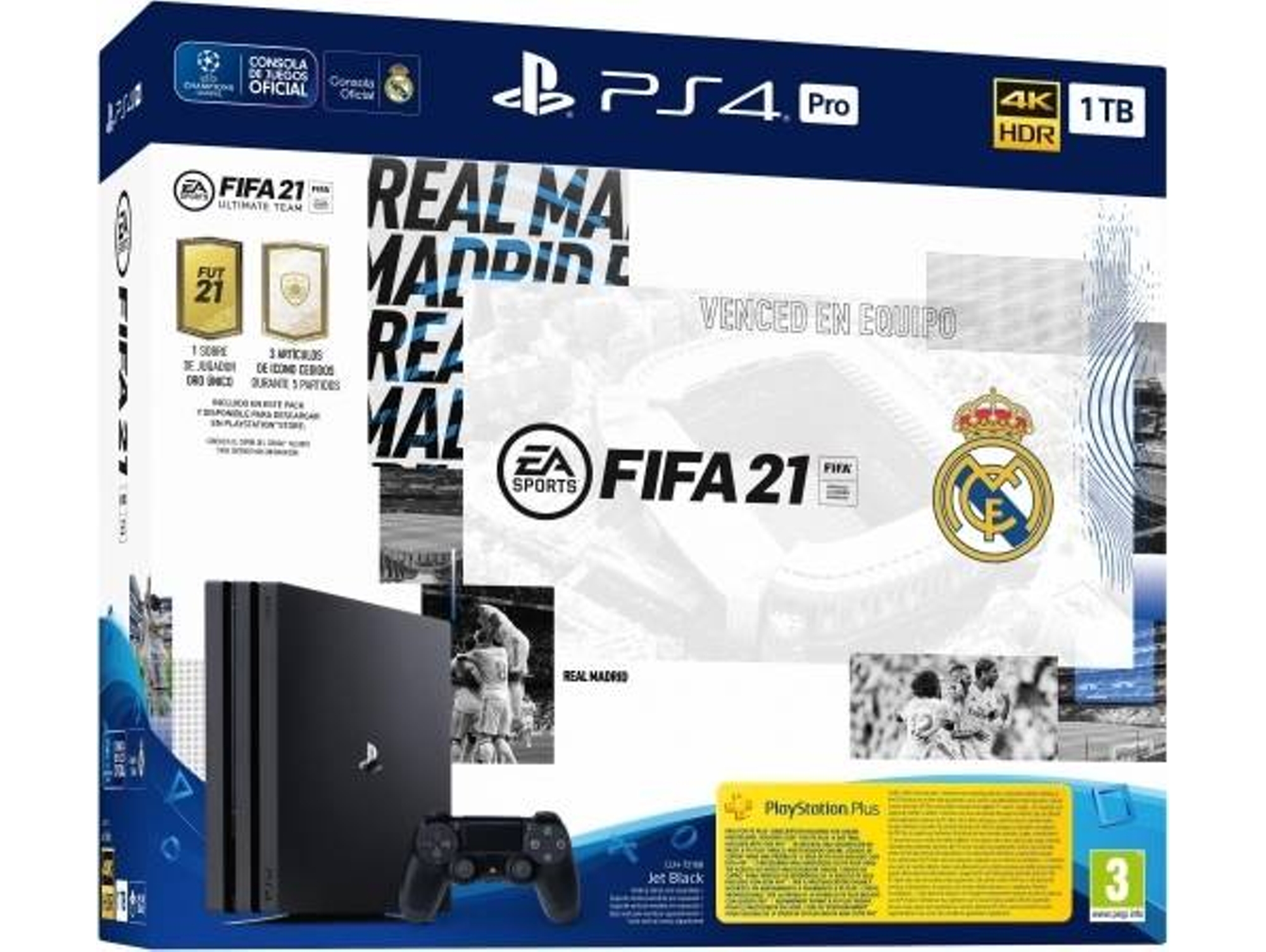 Consola PS4 Pro + FIFA 21 (1 TB)