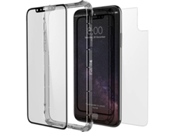 Protector de Cristal Templado Apple iPhone X INVISIBL SHIELD 360 Negro