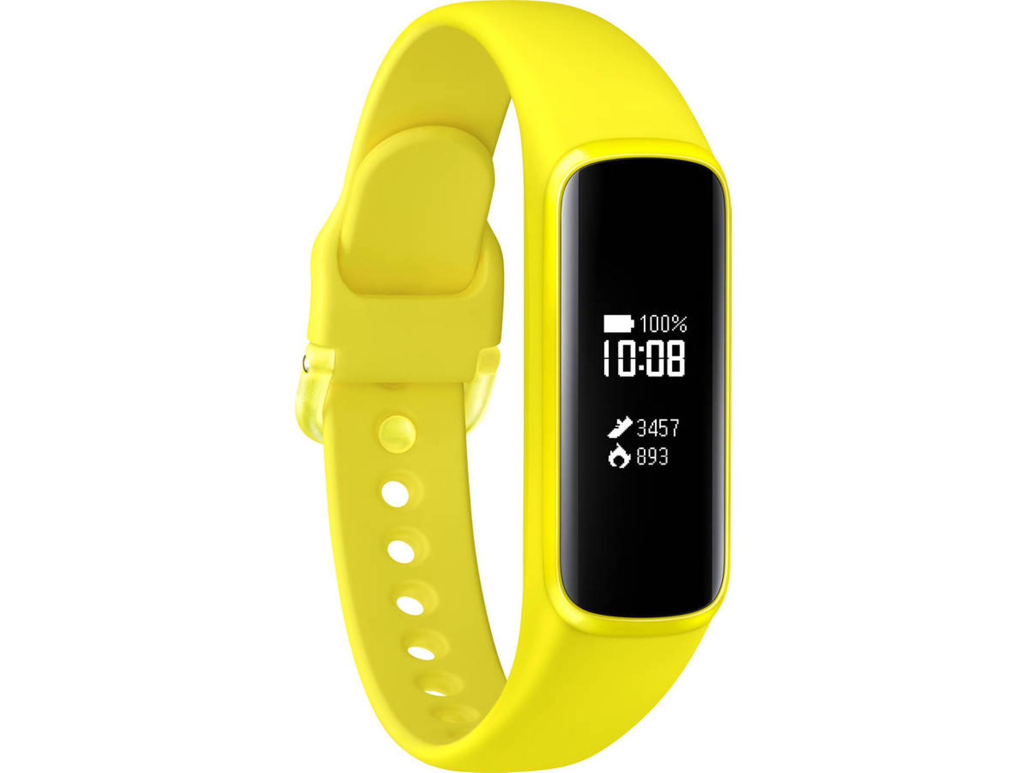 Reloj deportivo SAMSUNG Galaxy Fit E (Bluetooth - 240h de autonomía - A prueba de agua - Amarillo)