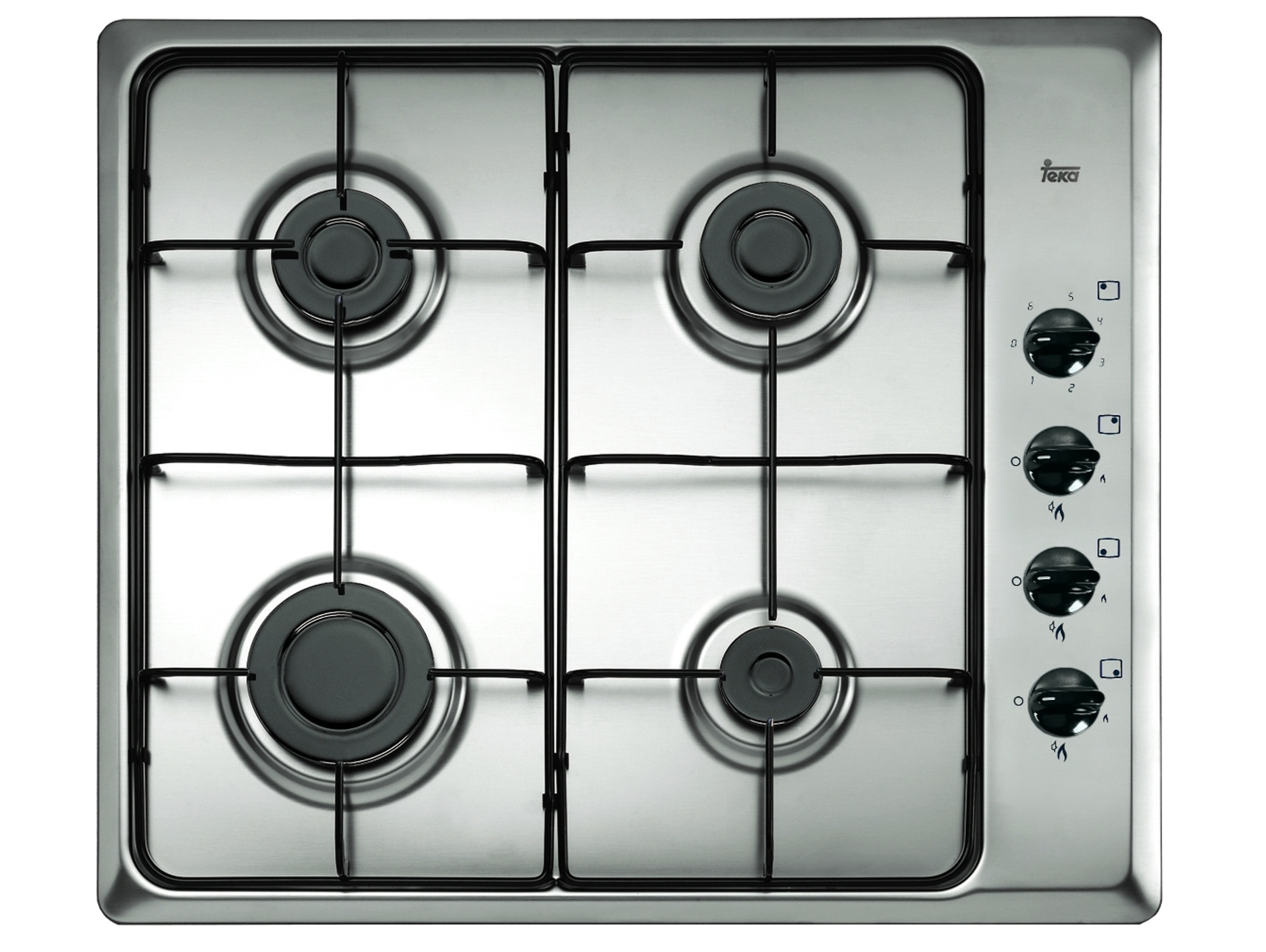 Placa de Gas TEKA HLX 60 4G AL (Gas Natural - 58 cm - Inox)