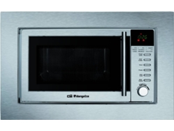 Microondas Integrable ORBEGOZO MIG 2025 (20 L - Con grill - Inox)