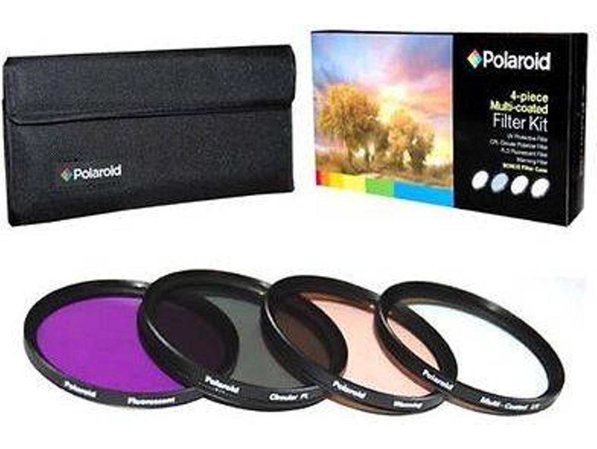 Kit 4 Filtros POLAROID 55 mm PL4FIL55