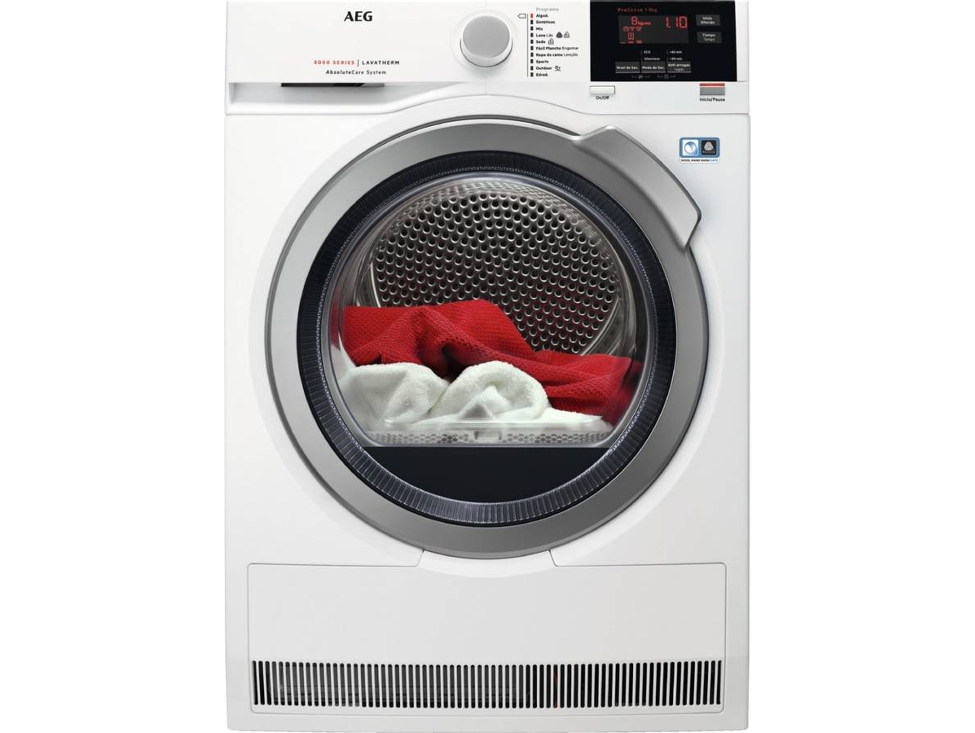 Secadora Reacondicionada AEG T8DBG842 (Grado B - 8 kg - Bomba de Calor - Blanco)