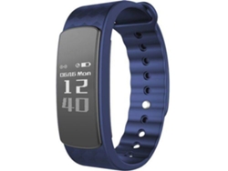 Pulsera de actividad LEOTEC Fitness Multisports HR (Bluetooth - Hasta 10 días de autonomía - Resistente al agua - Azul)