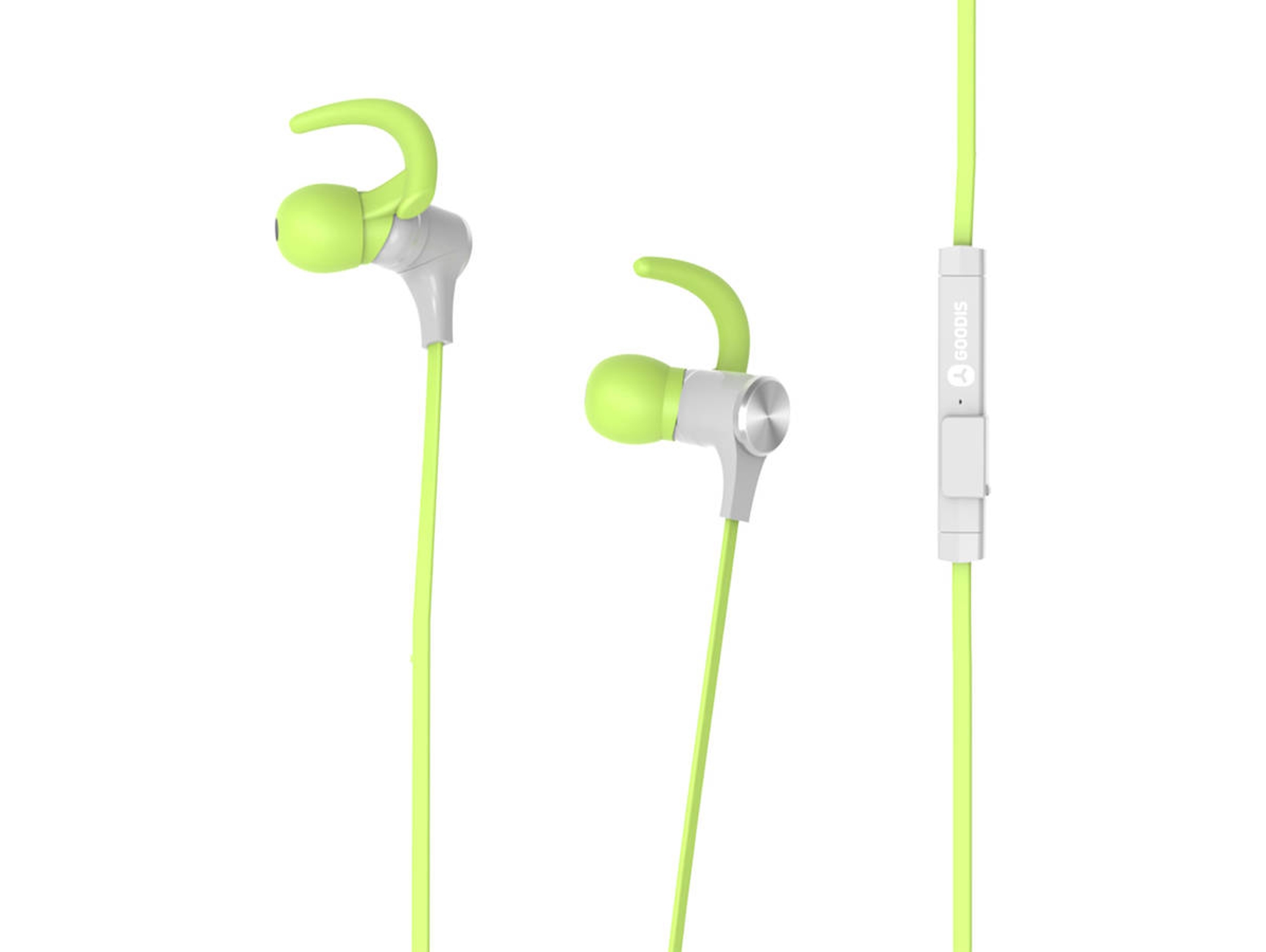 Auriculares Bluetooth GOODIS Stereo (In Ear - Micrófono - Verde)