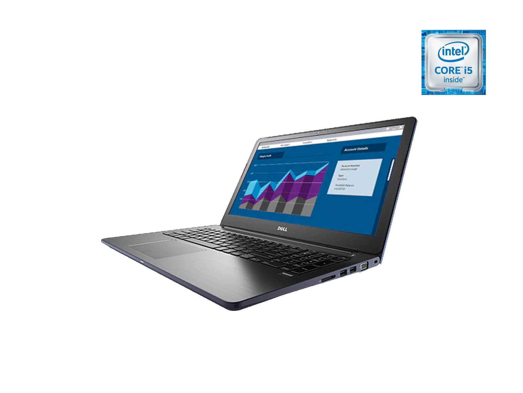 Portátil DELL Vostro 5568 (15.6'' - Intel Core i5-7200U - RAM: 8 GB - 256 GB SSD - Intel HD 620)
