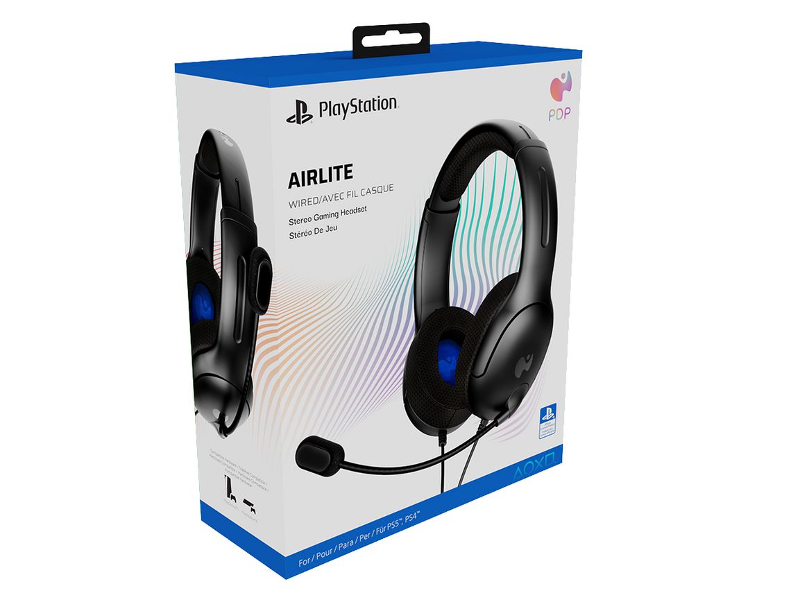 Auriculares Gaming SHINE STAR Airlite Wired LVL40 Negro