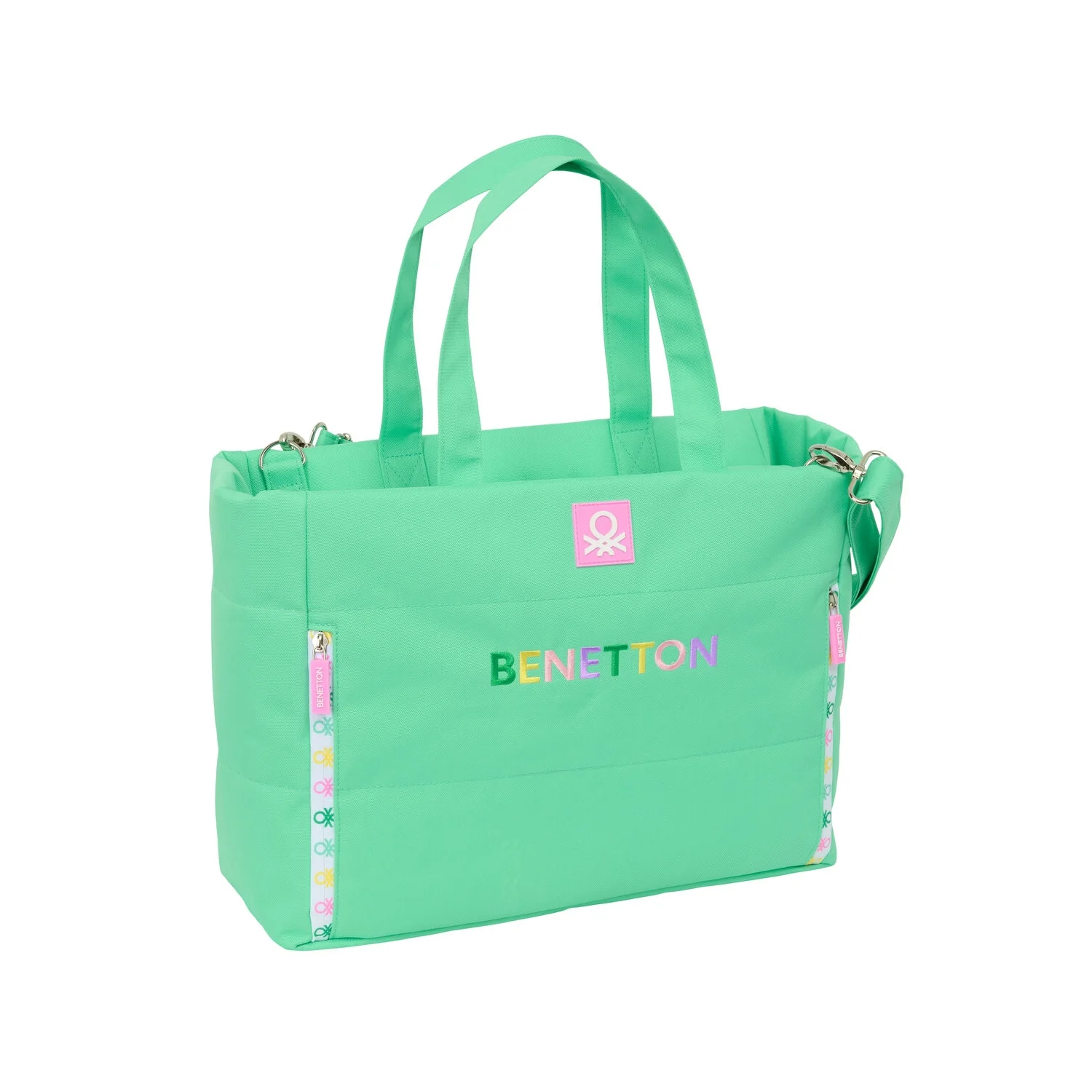 Bolsa para Portátil 14.1'' BENETTON Mint (40 x 17 x 31 cm)
