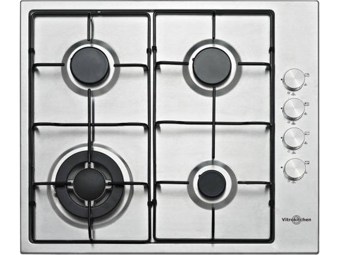 Placa de Gas VITROKITCHEN EN640LIB (Gas Butano-propano - 58 cm - Inox)