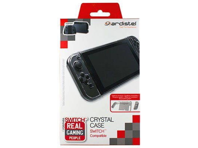 Carcasa Nintendo Switch ARDISTEL Crystal Case transparente — Compatibilidad: Nintendo Switch