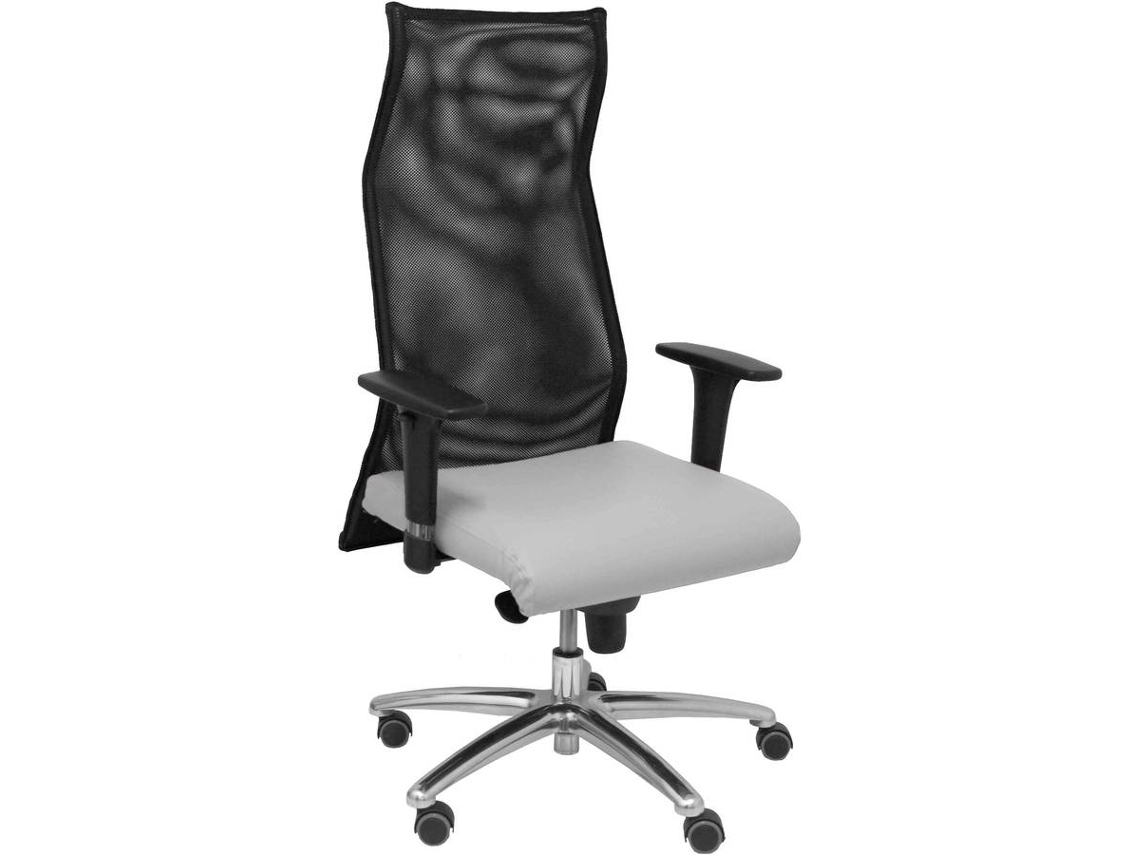Silla Ejecutiva PYC Sahuco Gris (Brazos Ajustables - Malla)