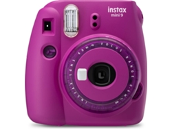 Kit Cámara Instantánea FUJIFILM Instax Mini 9 Clear (Morado - Obturación: 1/60 s - 2x Pilas AA - 62x46mm)