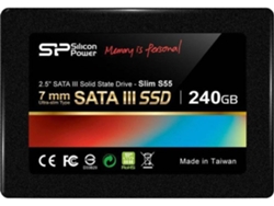 Disco SSD Interno SILICON POWER SP240GBSS3S55S25 (240 GB - SATA - 500 MB/s)
