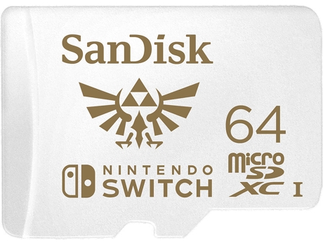 Tarjeta de Memoria MicroSD SANDISK 64 GB Nintendo Switch