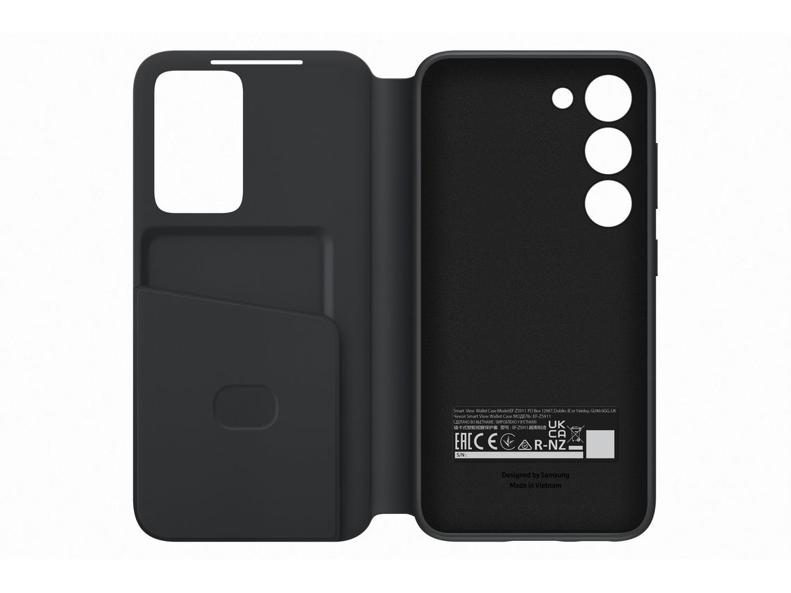 Carcasa SAMSUNG Galaxy S23 Clear View Negro