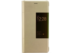 Funda HUAWEI Flip View P9 Plus dorado