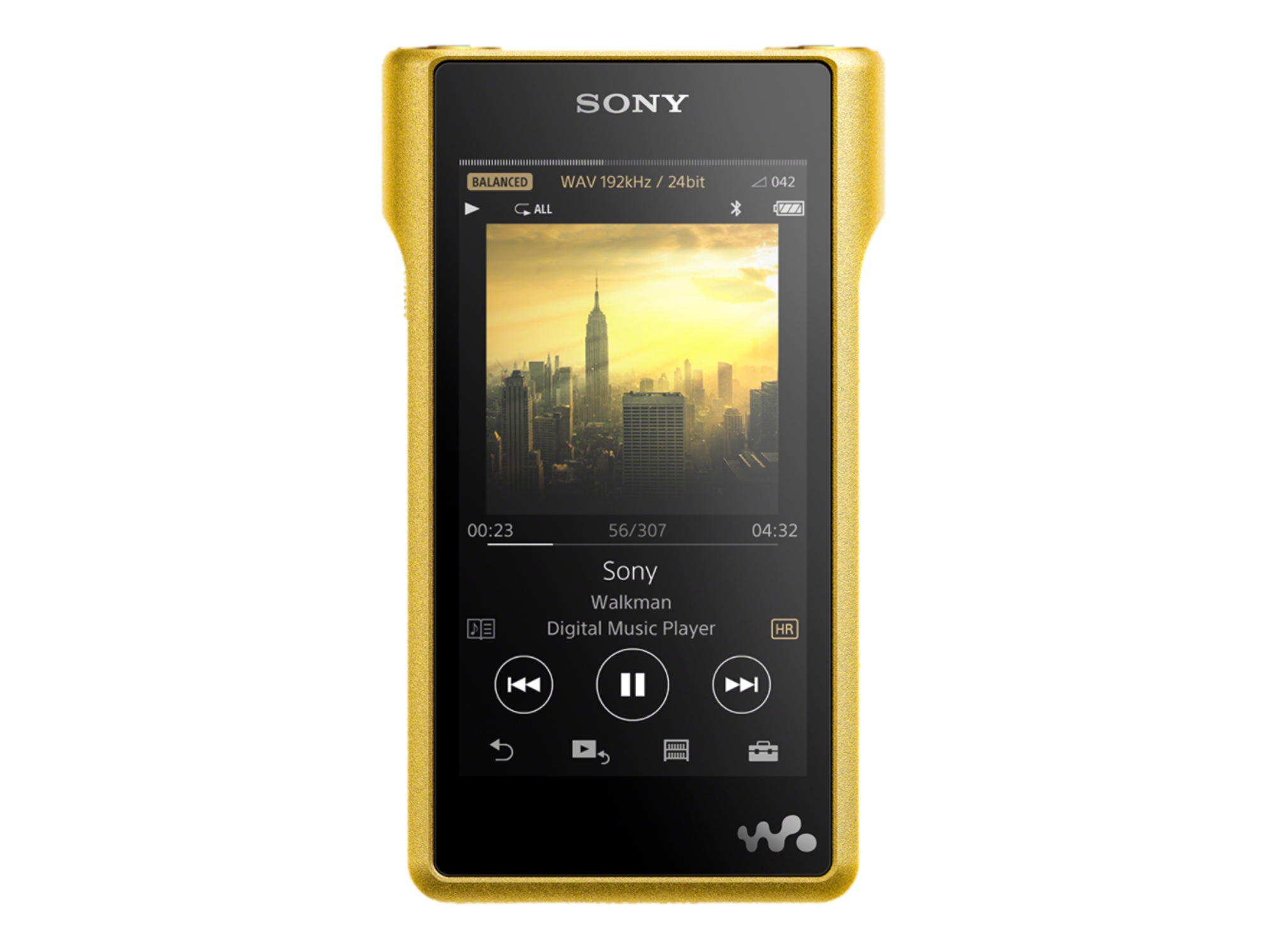 Reproductor MP4 SONY NWWM1ZN.CEW Oro