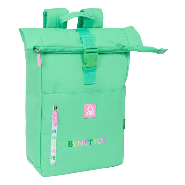 Mochila Plegable para Portátil 15.6'' BENETTON Mint (13 x 28 x 42 cm)