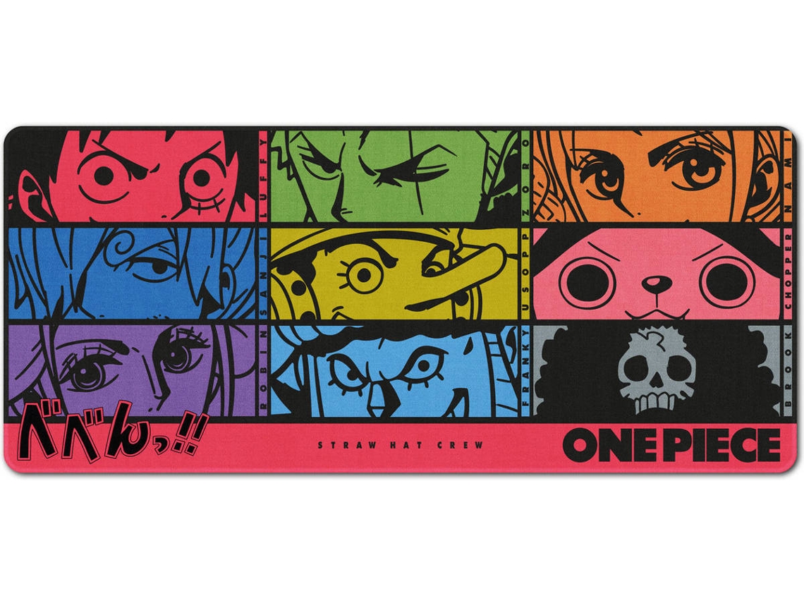 Alfombilla Gaming XL ONE PIECE Olhares (Exclusivo Worten)