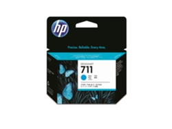 Pack de Ahorro de 3 Cartuchos de Tinta Original HP 711 de 29 ML CZ134A Cián  para DesignJet T120 ePrinter, T520 ePrinter