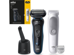 Pack Máquina de Afeitar BRAUN Serie 5 52-B7000CC + Recortadora Corporal Serie 5 BG5500
