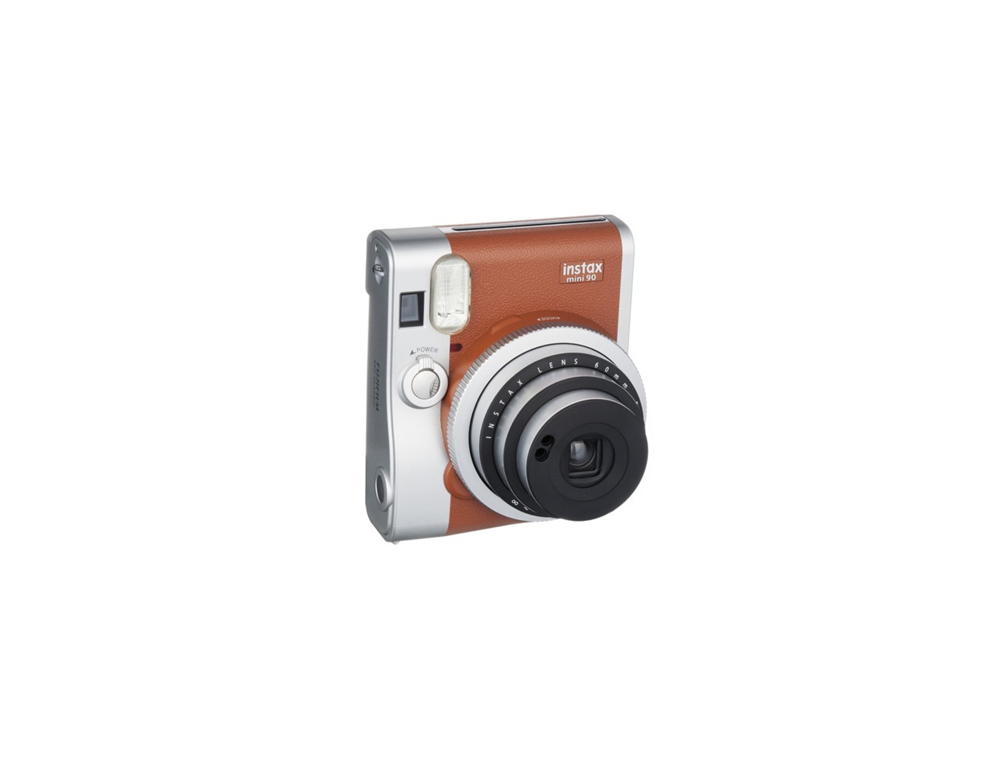 Cámara Instantánea FUJIFILM Instax Mini 90 (Marrón - Obturación: 1/400 - 1.8 s - Batería BC-45C - 62x46mm)