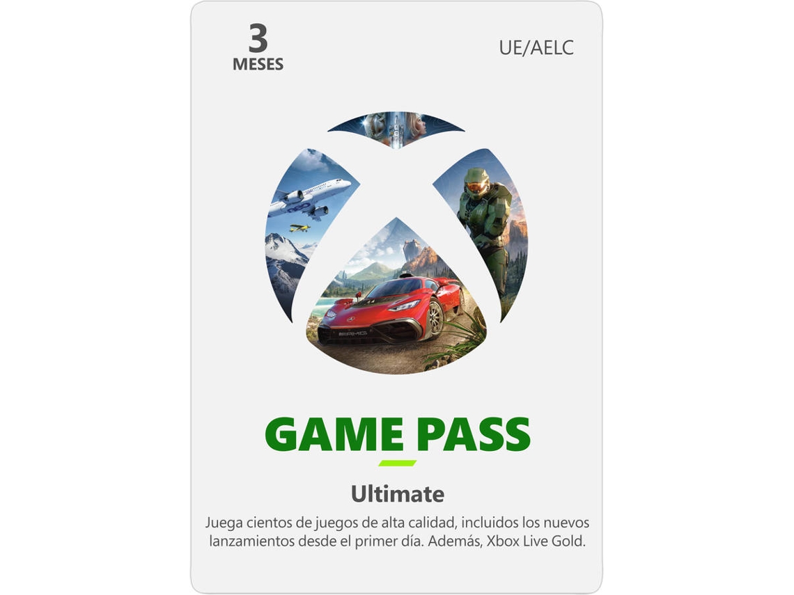 Tarjeta Xbox GamePass Ultimate 3 Meses (Formato Digital)