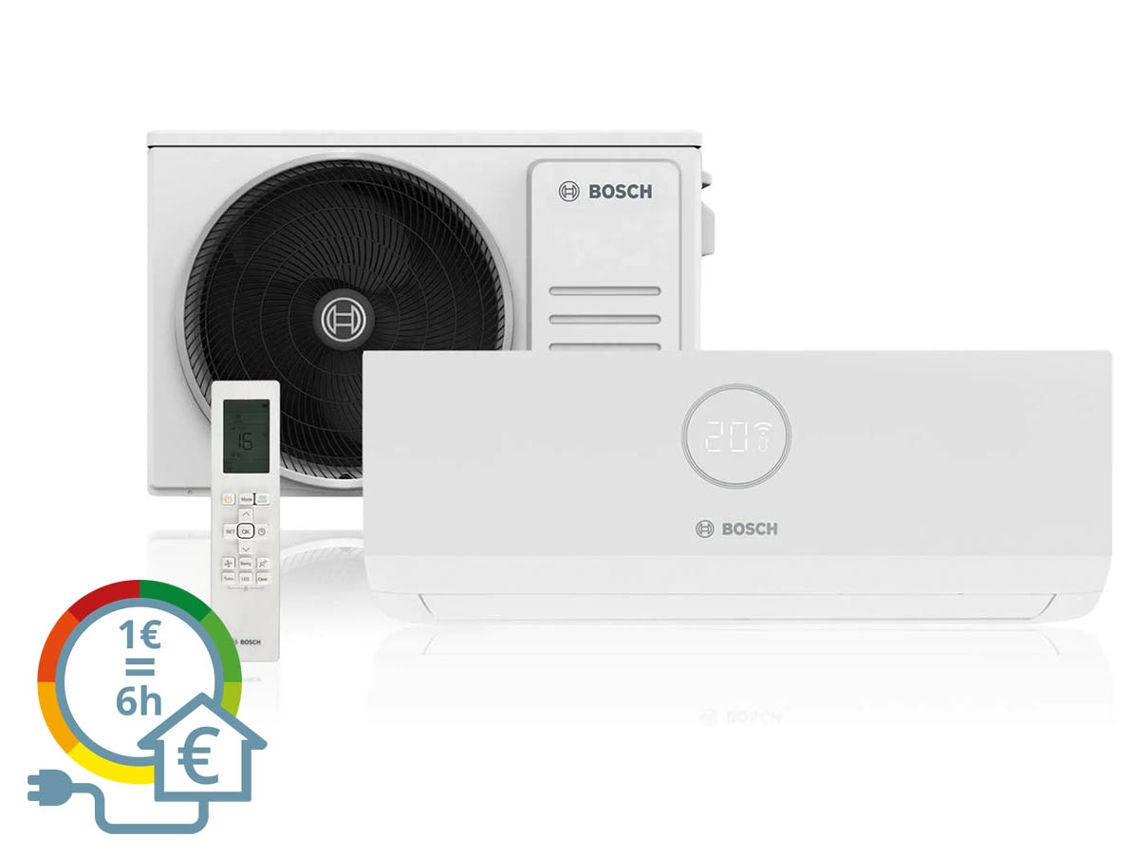 Aire Acondicionado BOSCH 3000I 5.3 12 (36 m² - 4563 Frig/h - Blanco)