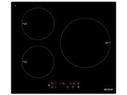 Placa de Inducción BECKEN 3Z BIH3301 (Eléctrica - 59 cm - Negro)