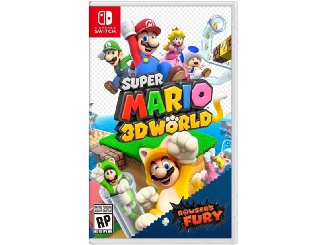 Set Nintendo Switch Oled Blanca + Protector + Juego Mario Party Superstars  + Funda Mario