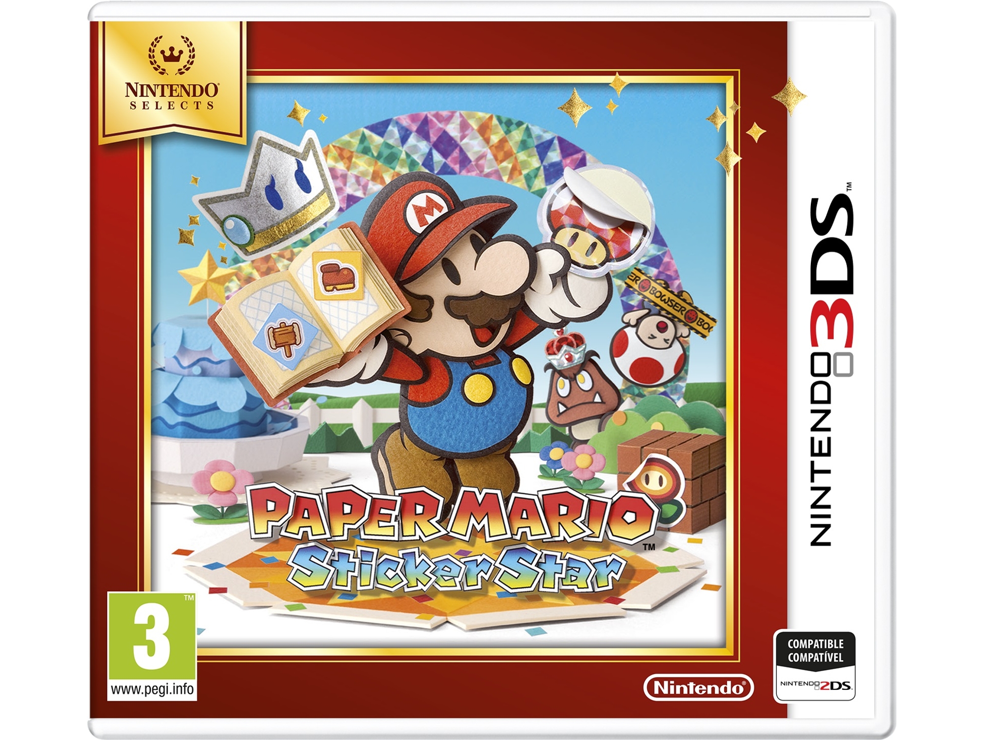 Juego Nintendo 3Ds Selects Paper Mario: Sticker Star