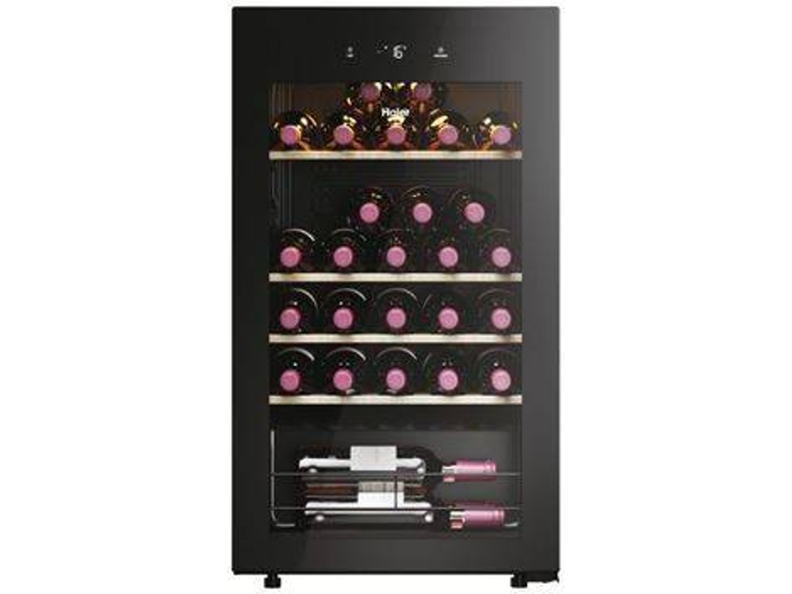 Vinoteca HAIER HWS34GGH1 G (34 botellas, negro)