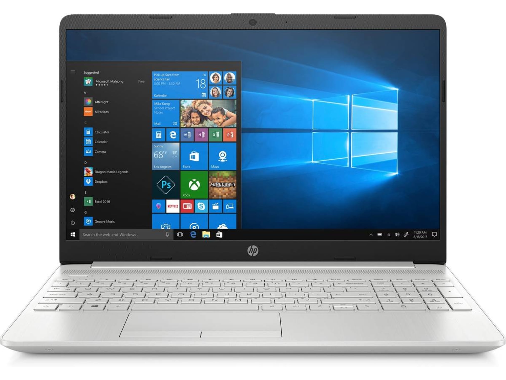 Portátil HP 15-DW1014NS (15.6'' - Intel Core i7-10510U - RAM: 8 GB - 512 GB SSD PCIe - NVIDIA GeForce MX130)