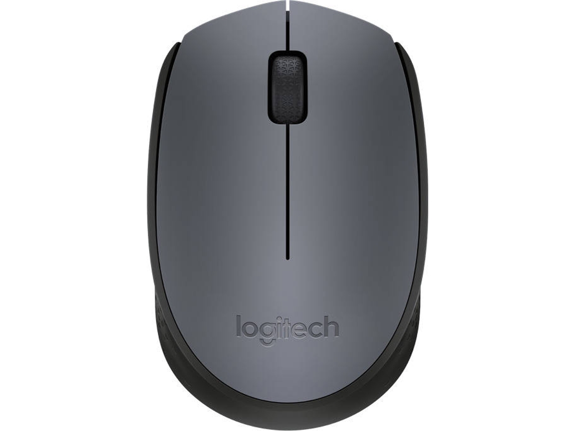 Ratón LOGITECH M170 (Inalámbrico - Casual - 1000 dpi - Gris)