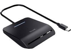 Lector de tarjetas inteligentes TRUST DNI 26061 (USB-C - Negro)