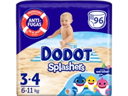 Pañales DODOT Splashers (T3 - 96 Unidades - Pack 12x8 Unidades)