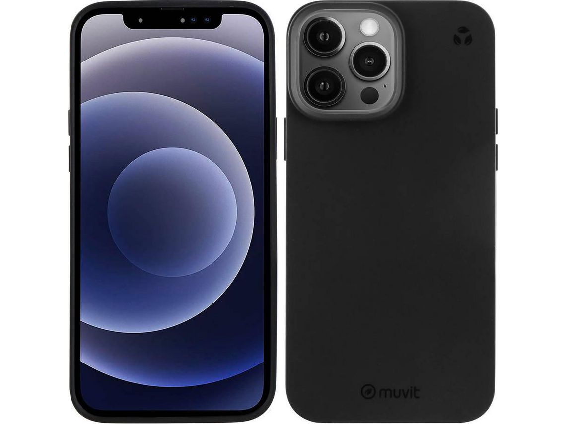 Carcasa iPhone 13 Pro Max MUVIT Recicletek Negro