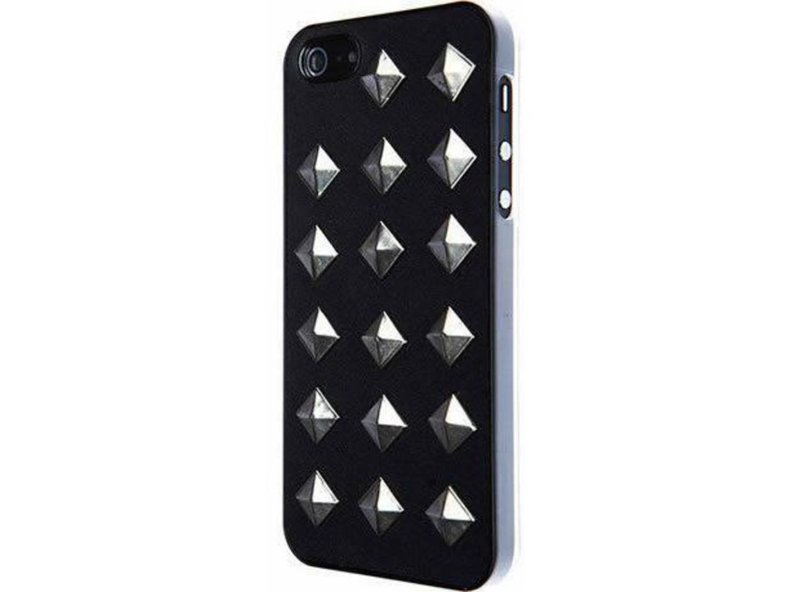 Carcasa iPhone 5, 5s, SE VCUBED3 Metal Rhombus Negro