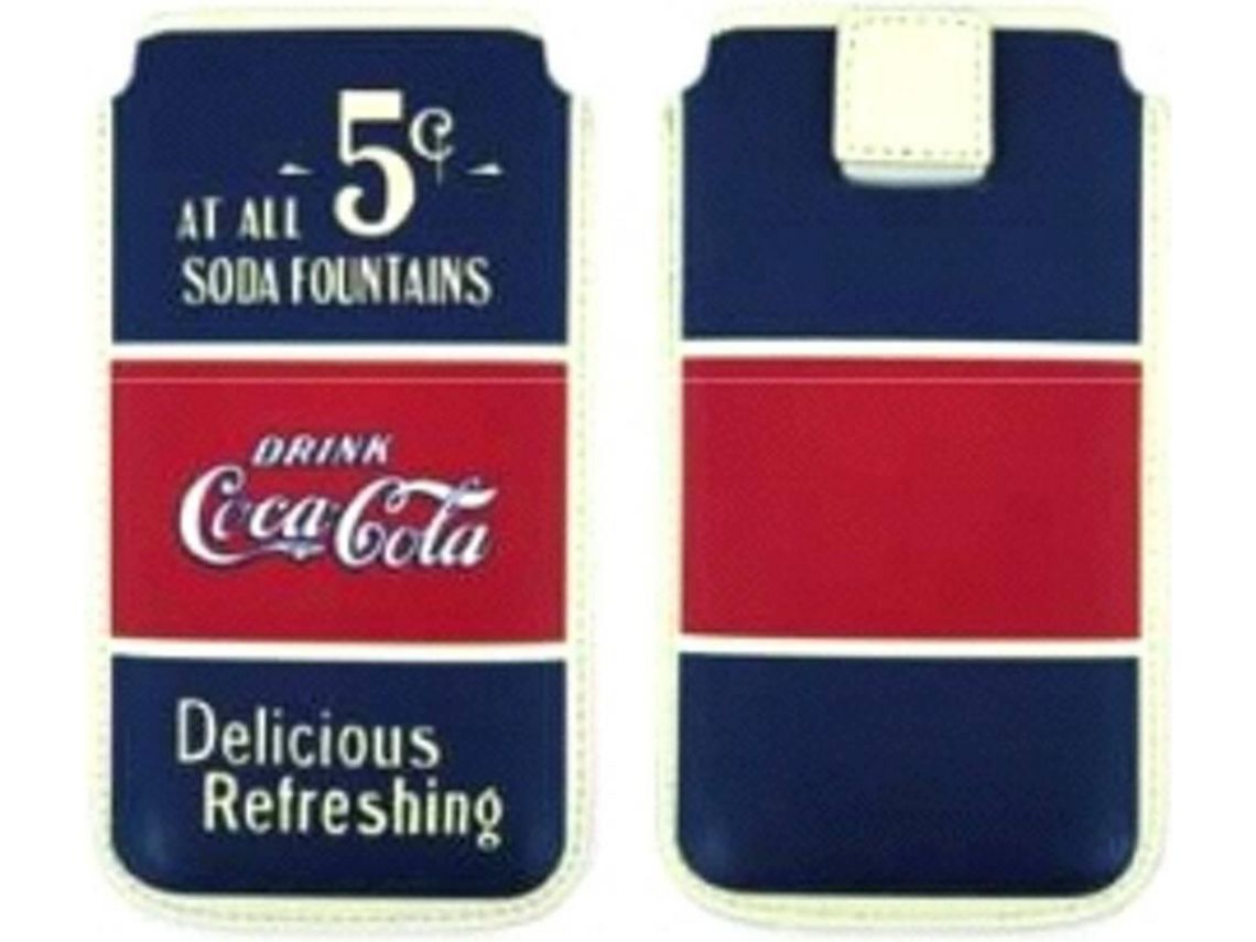 Funda para telemóvel até 4'' COCA COLA 5cents Multicolor