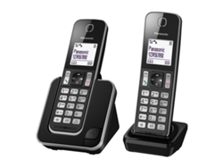 Teléfono Fijo PANASONIC KX-TGD312SPB Negro
