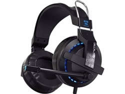 Auriculares Gaming Con Cable E-BLUE Cobra X (Over Ear - PC - Negro)