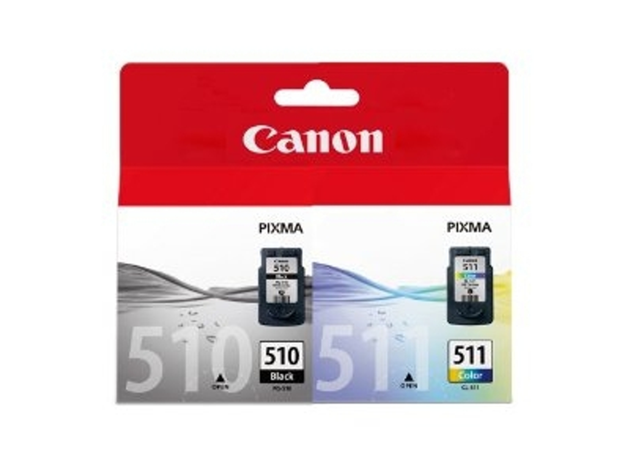 Pack 2 Cartuchos de tinta Original CANON PG510 PG511 Negro, Amarillo, Magenta, Cián