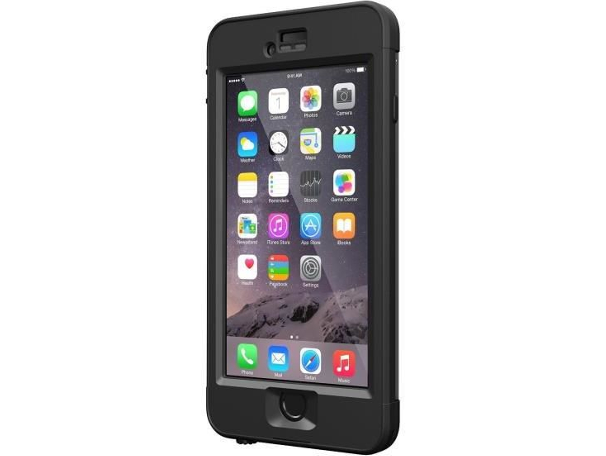 Carcasa iPhone 6, 6s OTTERBOX Lifeproof Nuud Negro