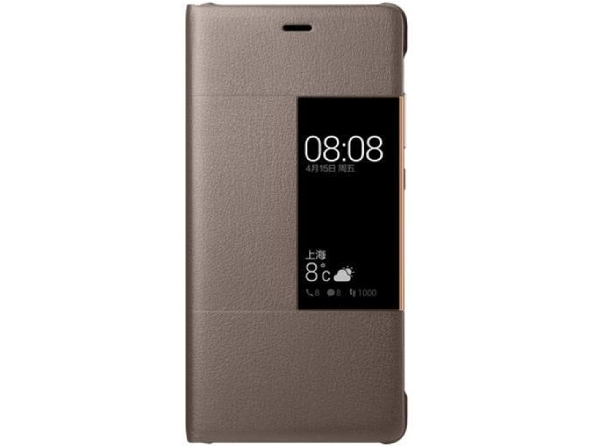 Funda HUAWEI P9 Plus Flip View Marrón