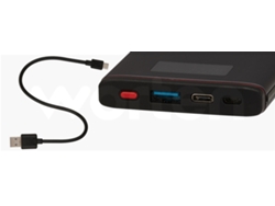 Powerbank MUVIT 10000 (10000 mAh - Micro USB - Negro)